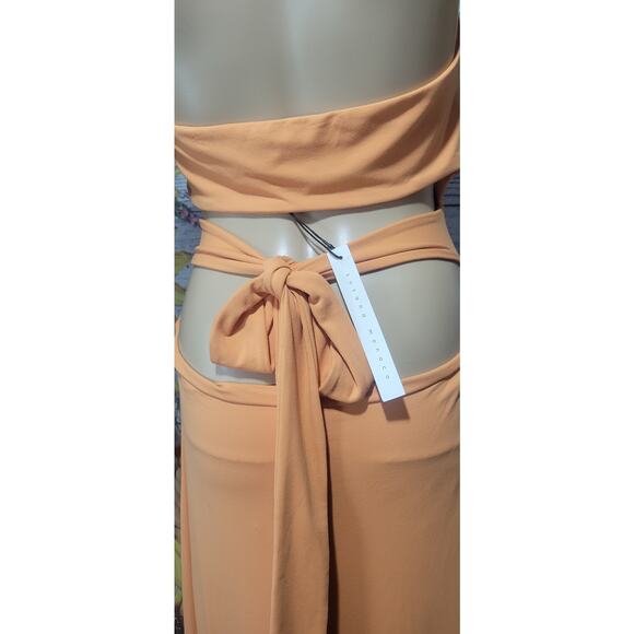 Susana Monaco x Revolve High Neck Low Back 40" in Tango Size XL NWT - Picture 11 of 12